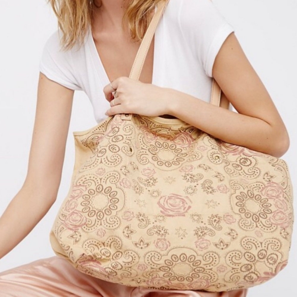 Rare Free People Rosewood Tote